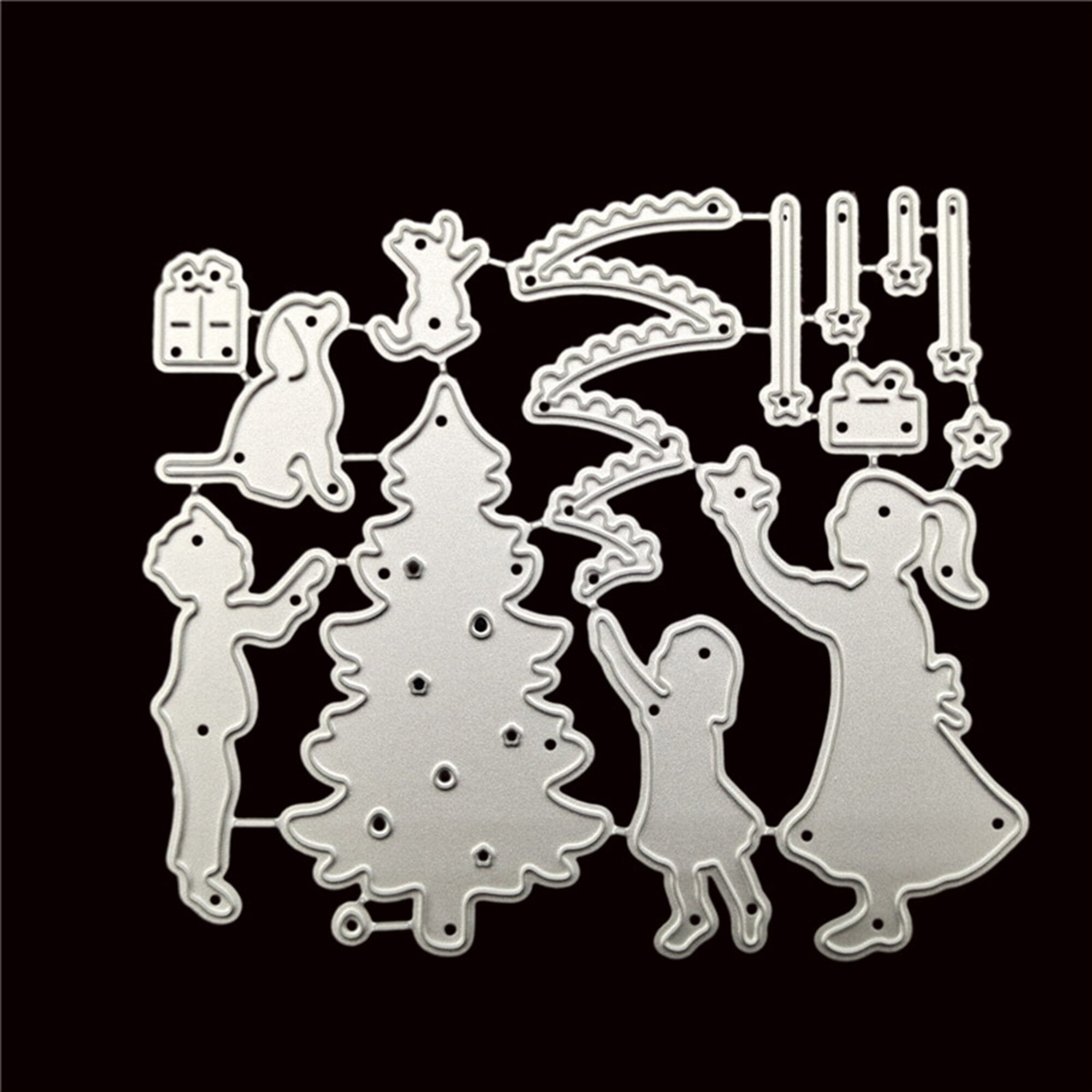 Christmas Tree Metal Die Cut: DIY Scrapbooking, Card Making