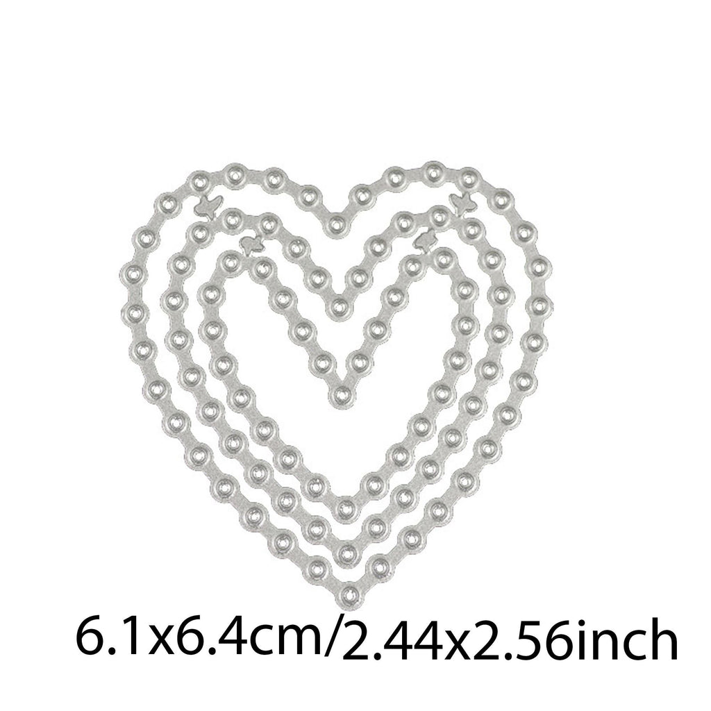 Hearts Holes Metal Die Cut | Scrapbooking, Card Making