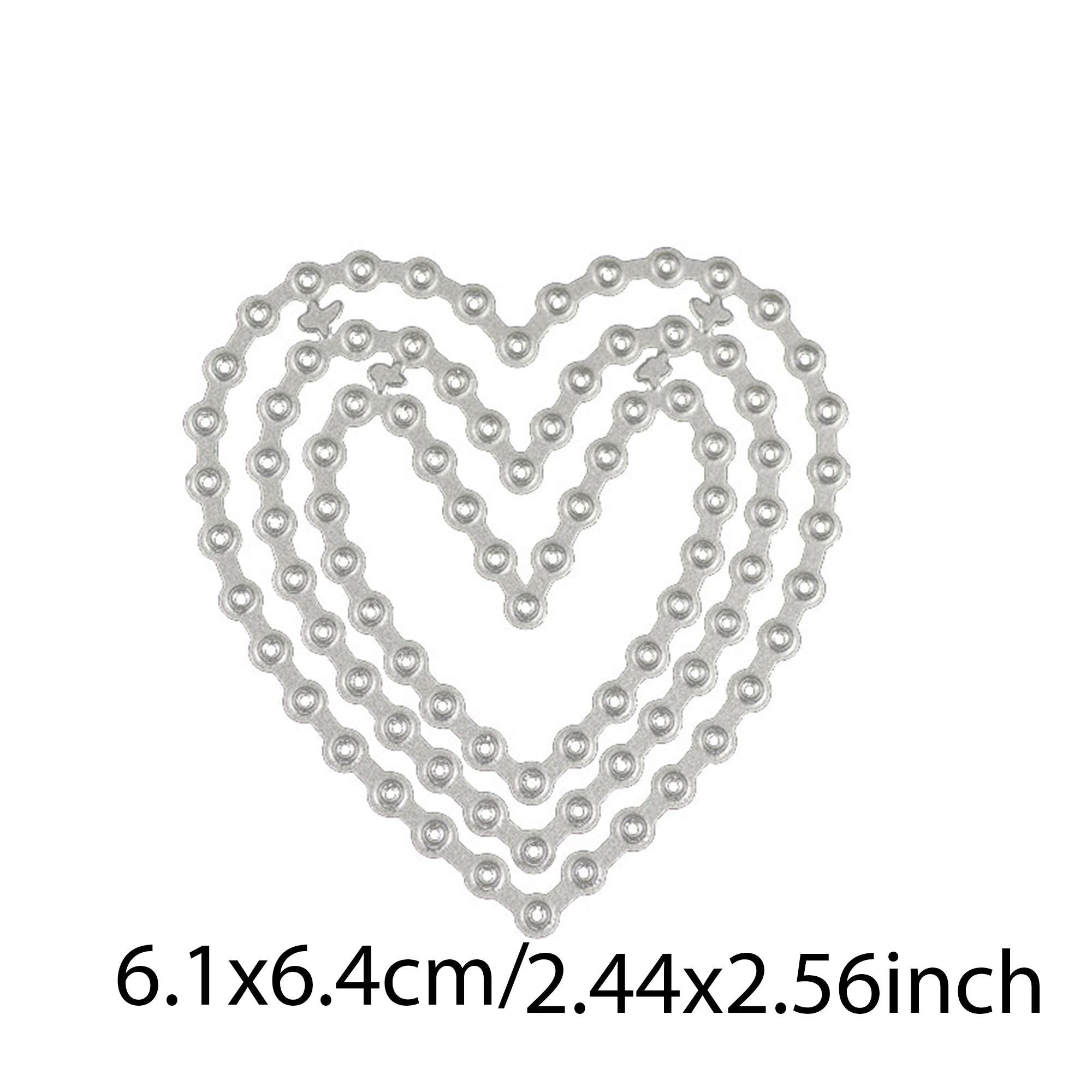 Hearts Holes Metal Die Cut | Scrapbooking, Card Making