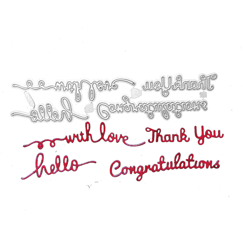 Word Metal Die Cut | Scrapbooking, Card Making