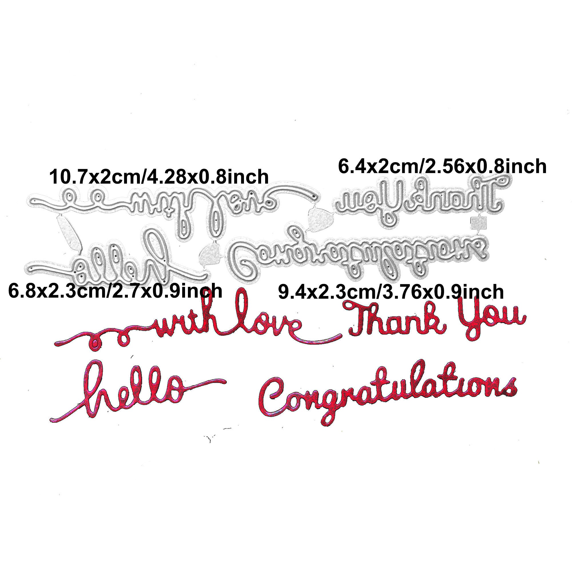 Word Metal Die Cut | Scrapbooking, Card Making