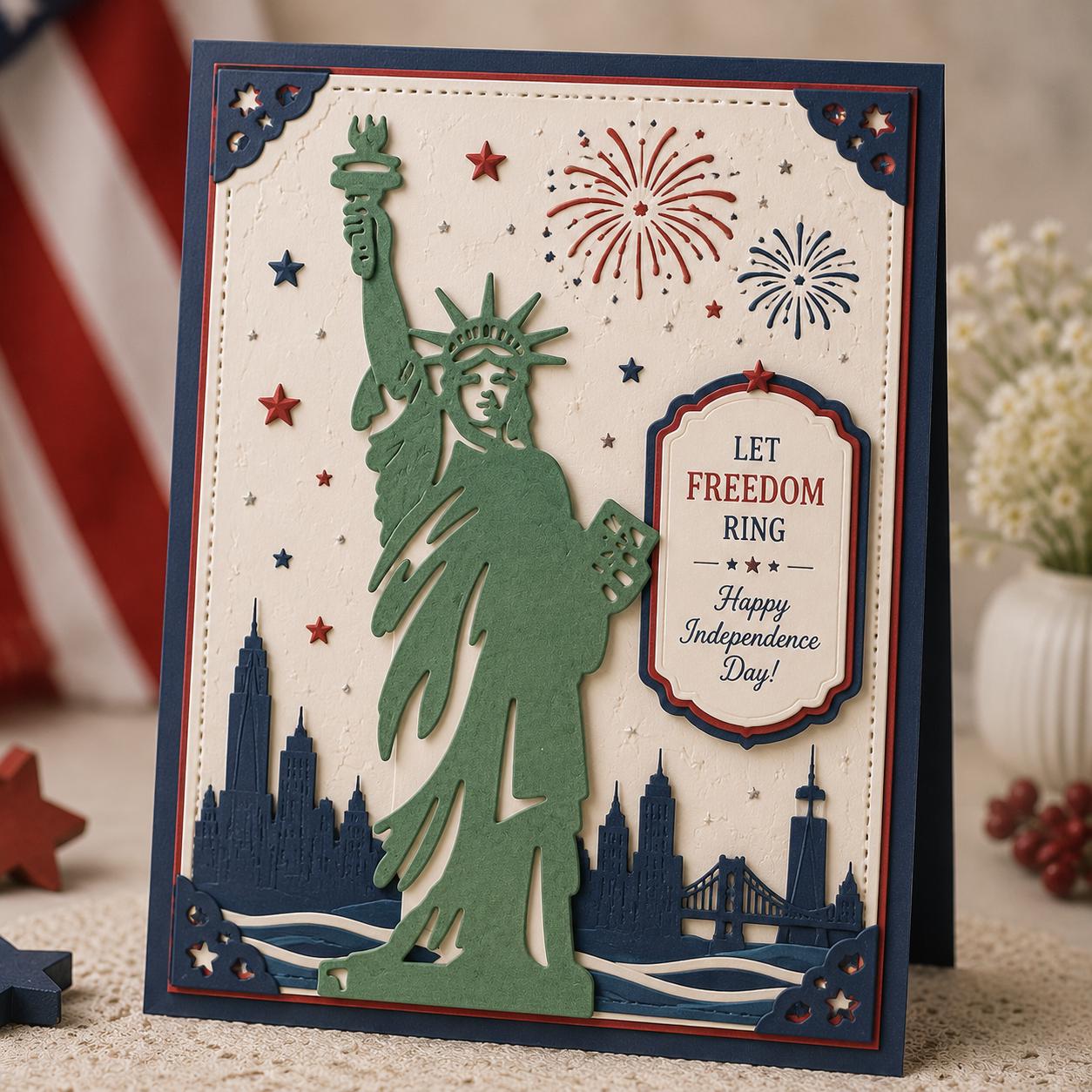 Statue of Liberty Metal Die Cut | Scrapbooking & Card Making