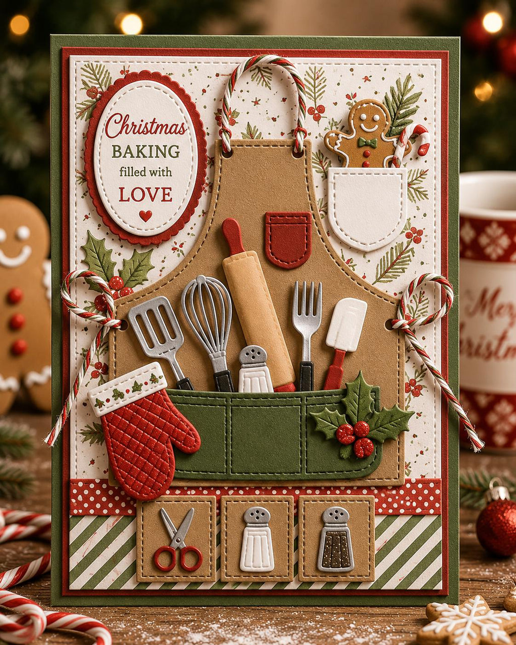 Kitchen Tools Metal Die Cut | Scrapbooking Card Making