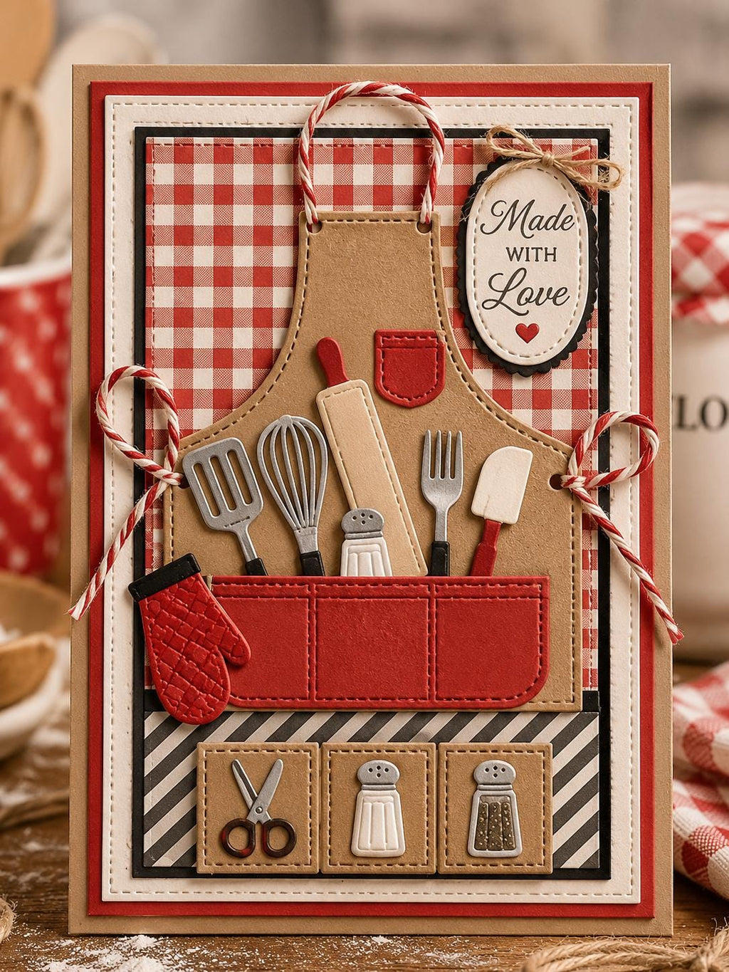 Kitchen Tools Metal Die Cut | Scrapbooking Card Making