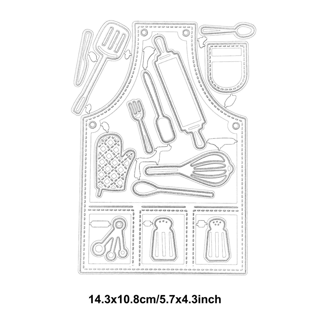Kitchen Tools Metal Die Cut | Scrapbooking Card Making