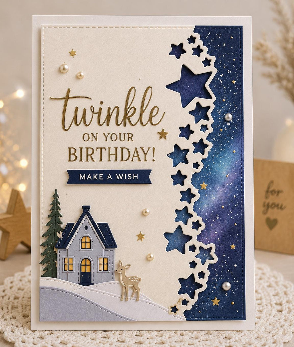 Stars Edge Border Metal Die Cut | Card Making, Scrapbooking