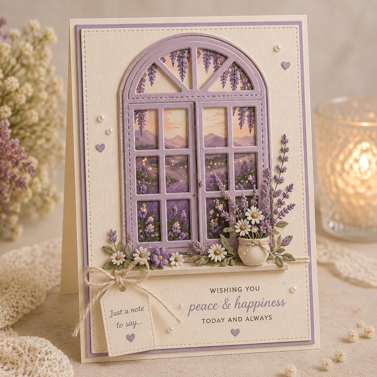 Window Metal Die Cut | Scrapbooking & Card Making