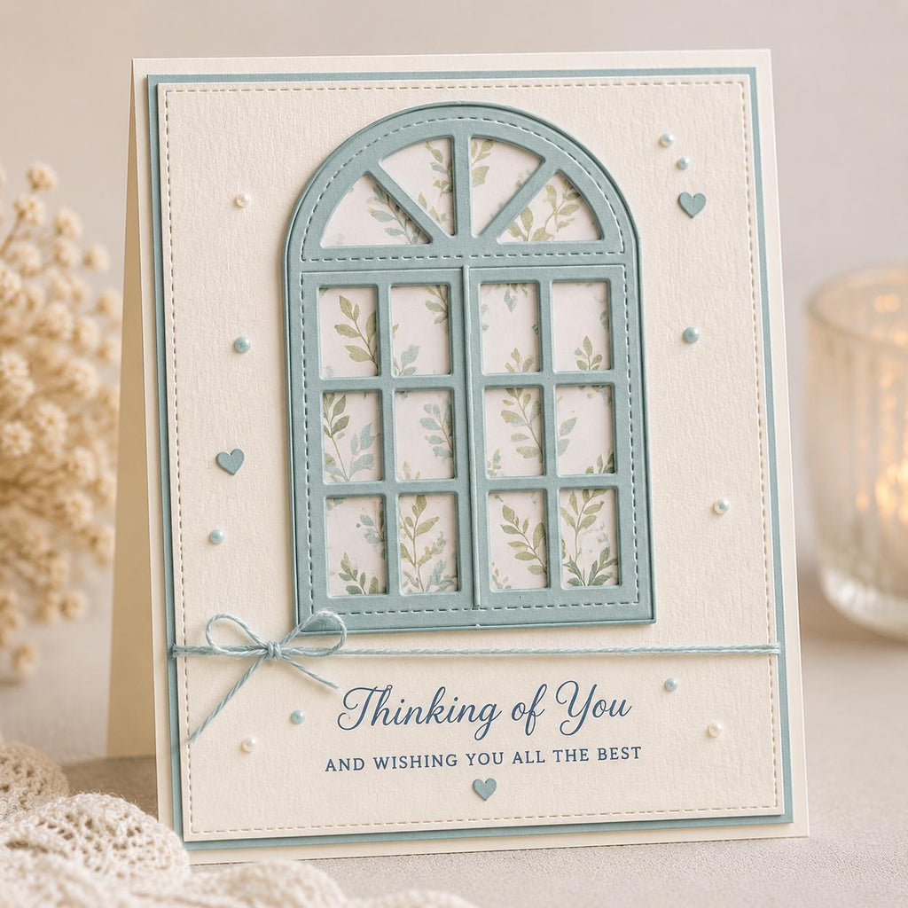 Window Metal Die Cut | Scrapbooking & Card Making