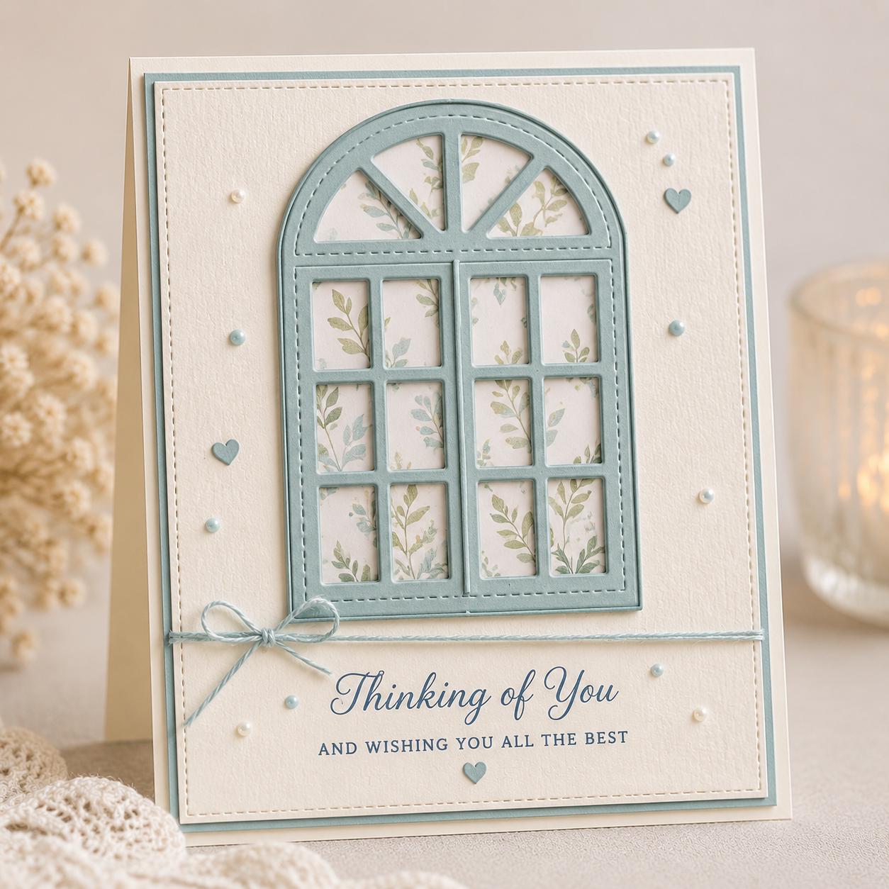 Window Metal Die Cut | Scrapbooking & Card Making