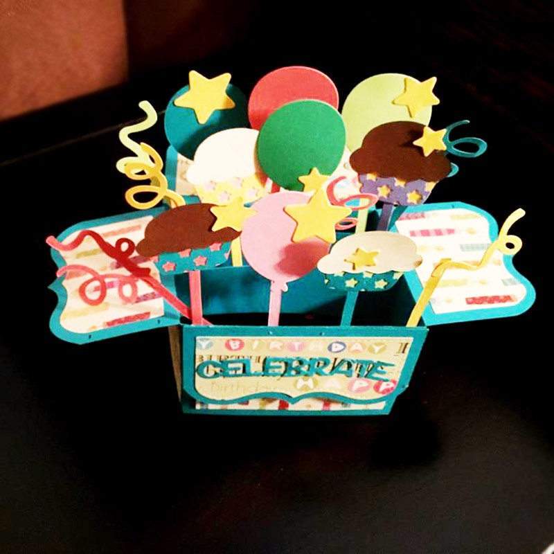 Surprise Box Metal Die Cut | Scrapbooking Card Making Stencil