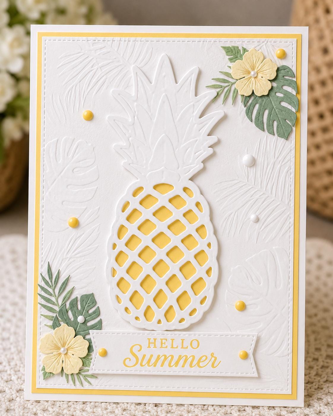Pineapple Metal Die Cut | Scrapbooking & Card Making