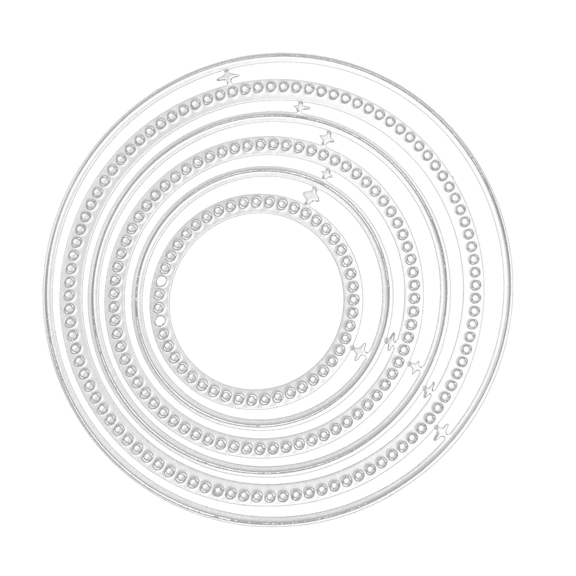 Circle Frame Metal Die Cut | Scrapbooking Card Making