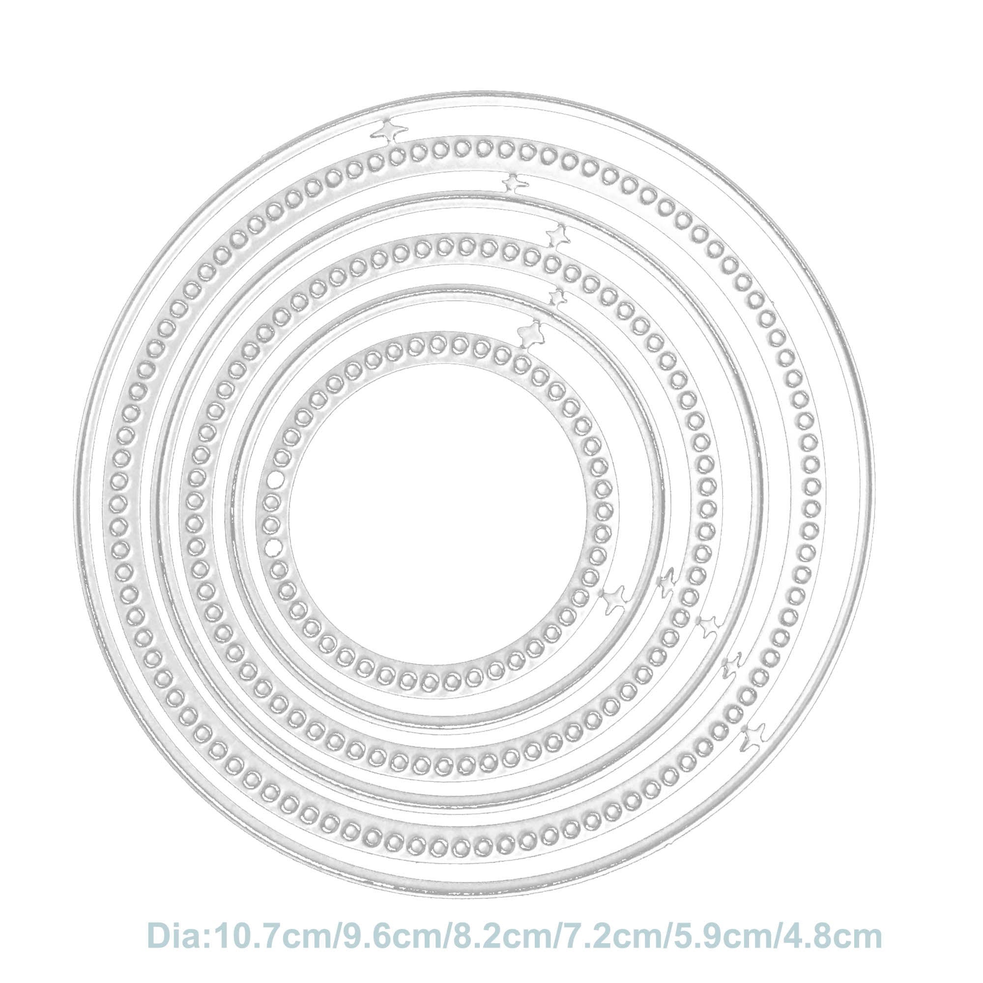 Circle Frame Metal Die Cut | Scrapbooking Card Making