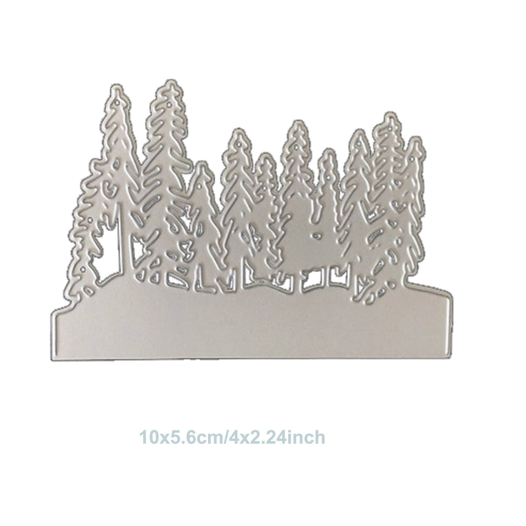 Forest Woods Border Metal Die Cut | Scrapbooking Card Making