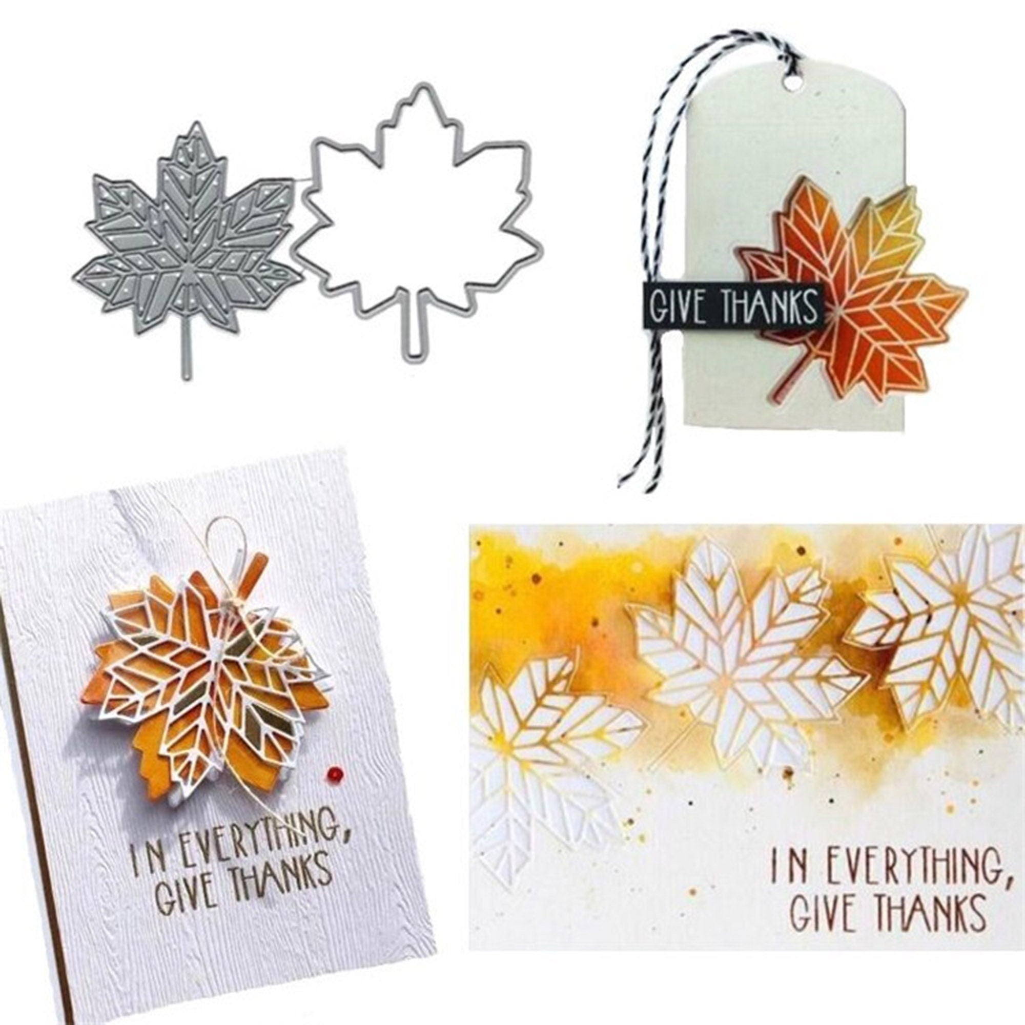 Maple Leaf Metal Die Cut | Scrapbooking & Card Making