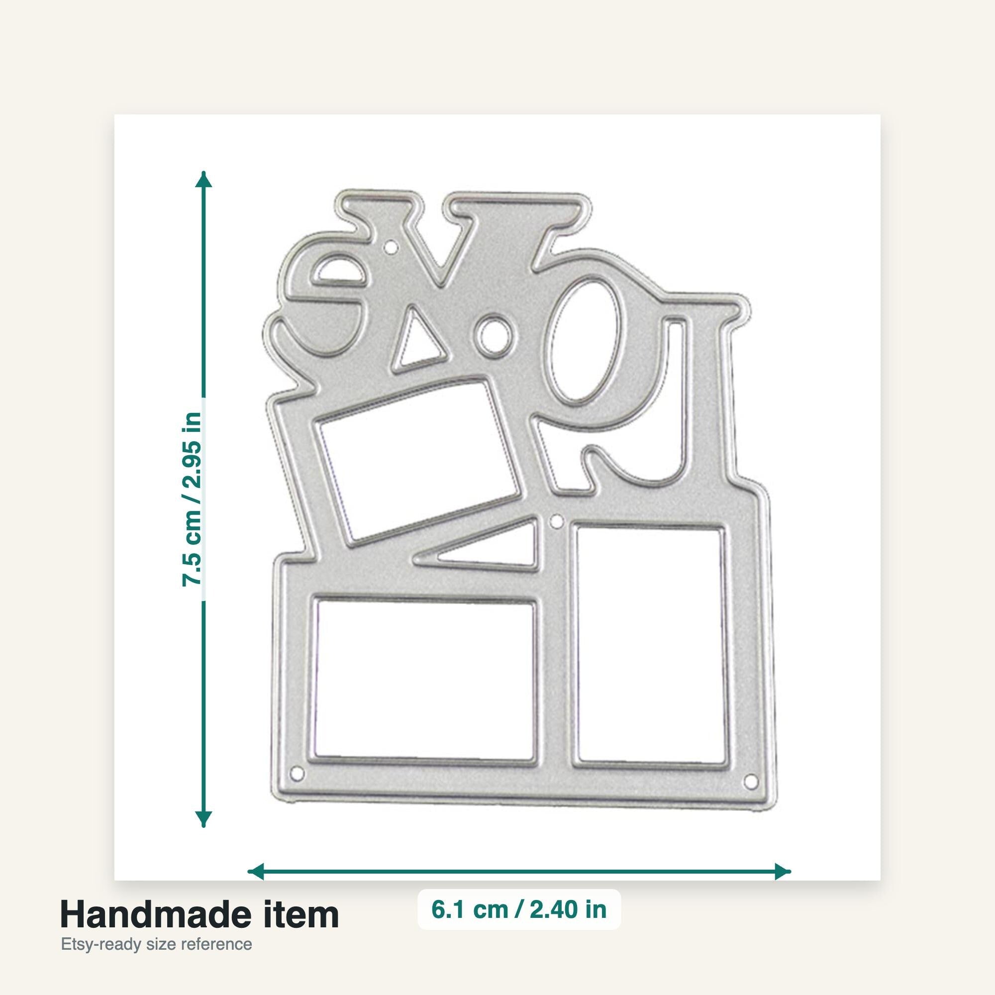 Love Frame Metal Cutting Die for Cards and Scrapbooks