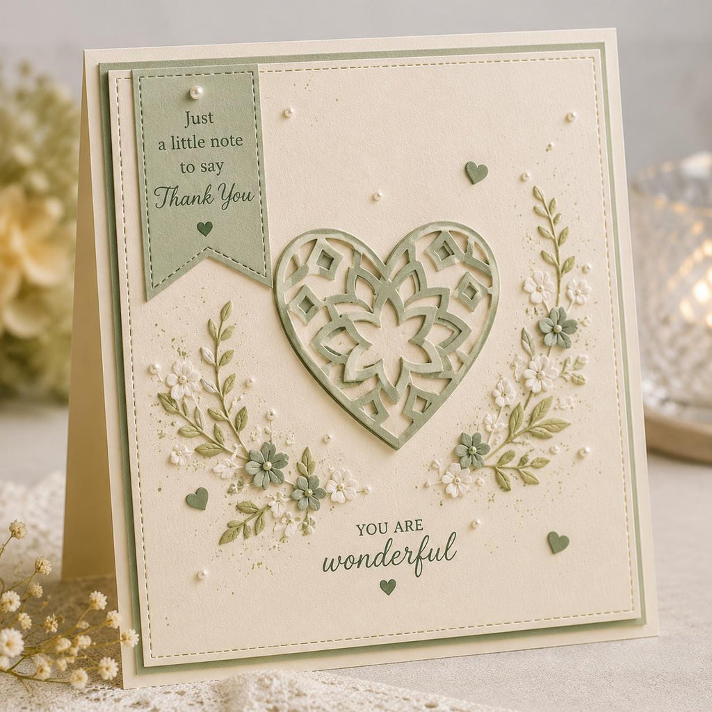 Hearts Metal Die Cut | Scrapbooking Card Making