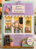 Sweet Home Flower Shop Metal Cutting Die | Scrapbooking, Card Making Tool