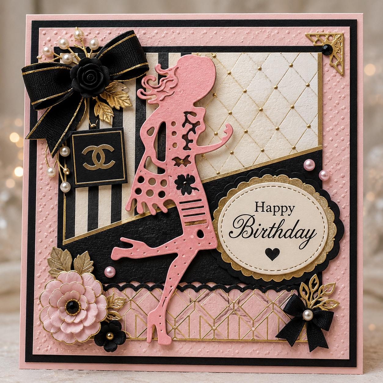 Lady Metal Die Cut | Scrapbooking Card Making