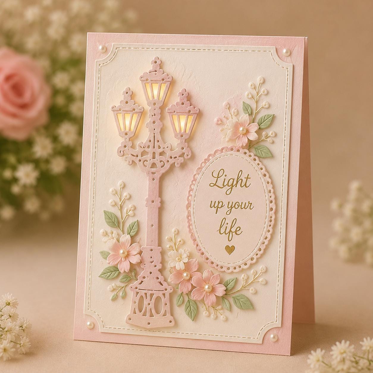 Street Light Metal Die Cut | Scrapbooking Card Making
