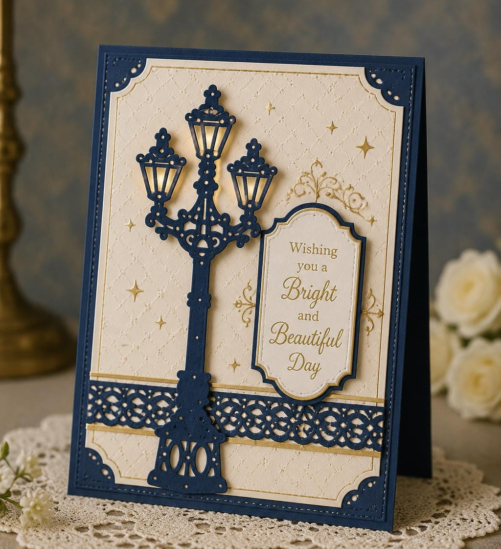 Street Light Metal Die Cut | Scrapbooking Card Making