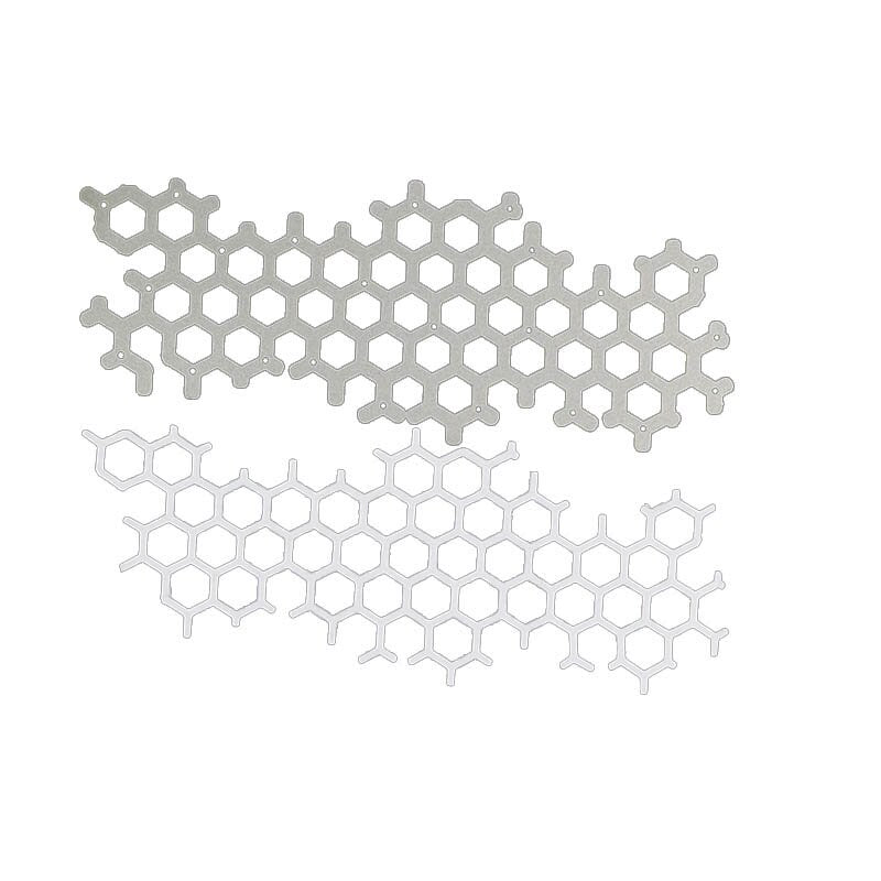 Honeycomb Background Metal Die Cut | Scrapbooking & Card Making