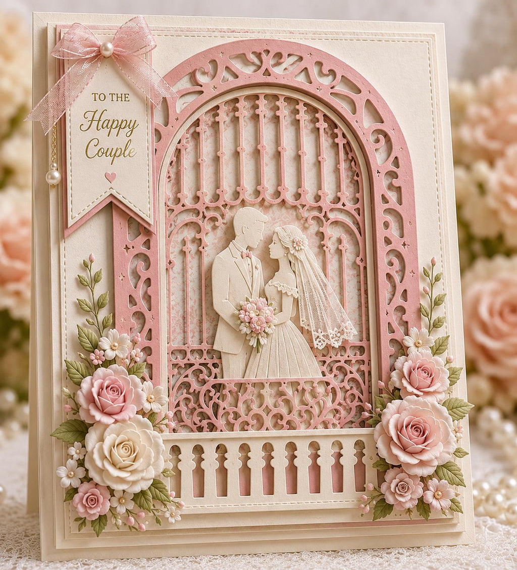 Ornate Window Metal Die Cut | Scrapbooking Card Making