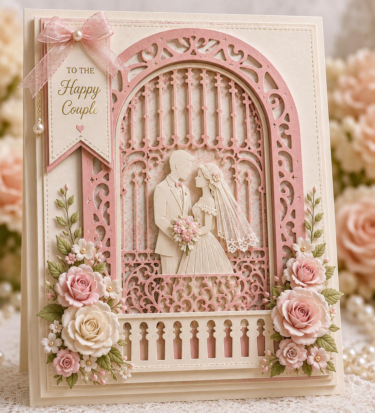 Ornate Window Metal Die Cut | Scrapbooking Card Making