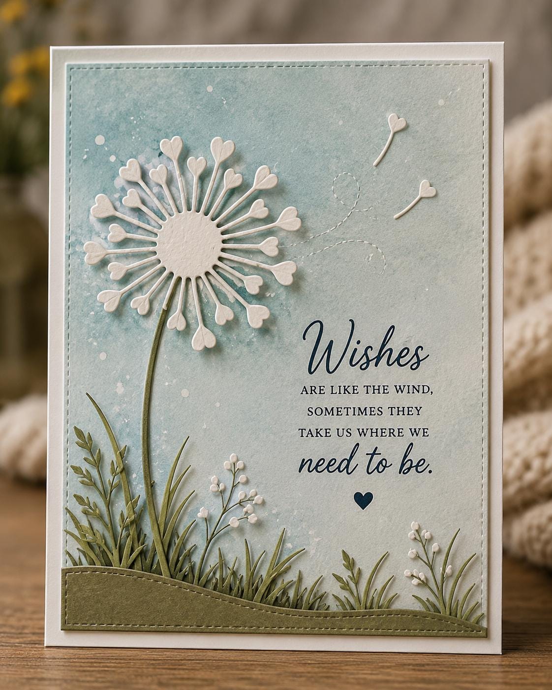 Flower with Stem Metal Die Cut | Scrapbooking, Card Making