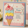 Ice Cream Metal Die Cut | Scrapbooking Card Making