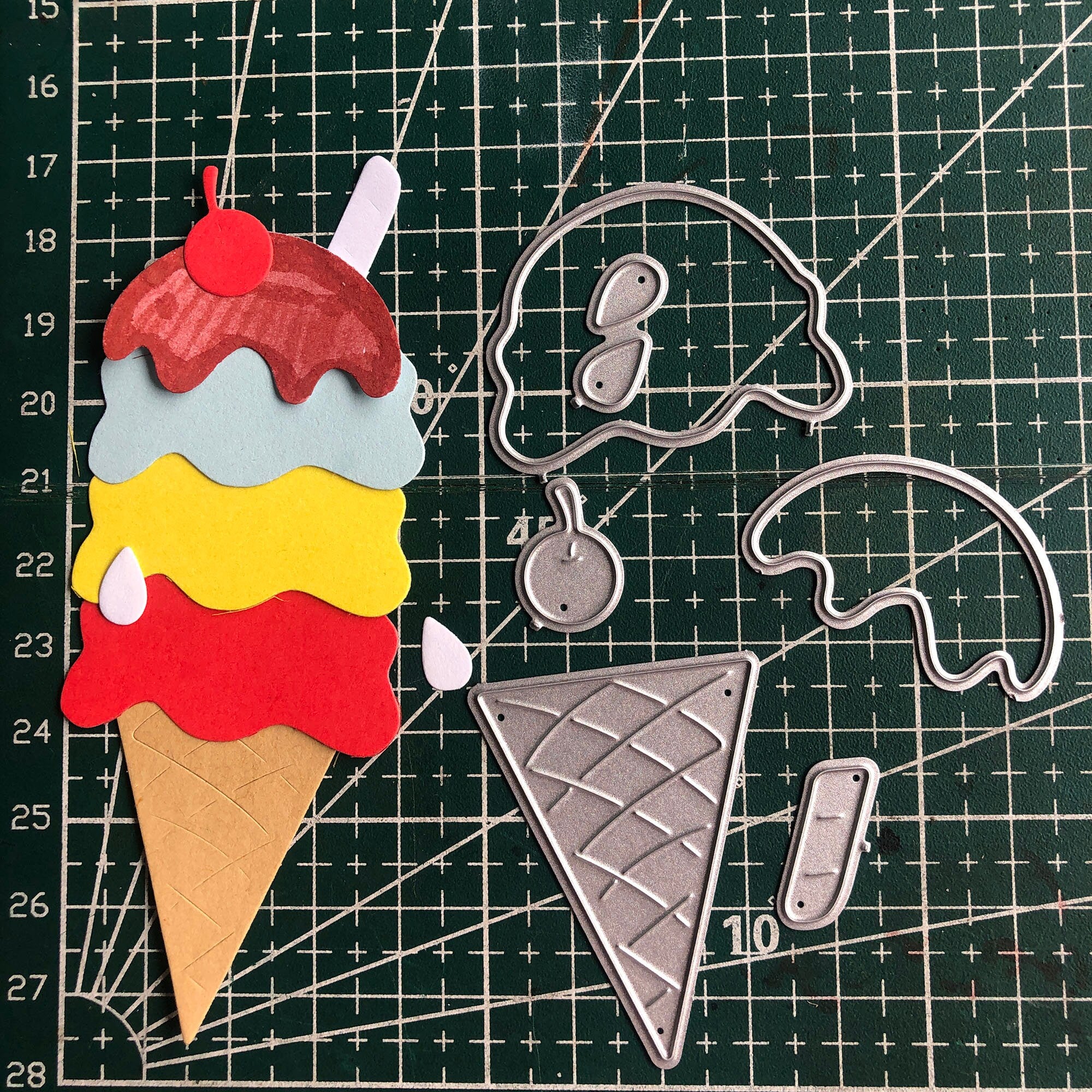 Ice Cream Metal Die Cut | Scrapbooking Card Making