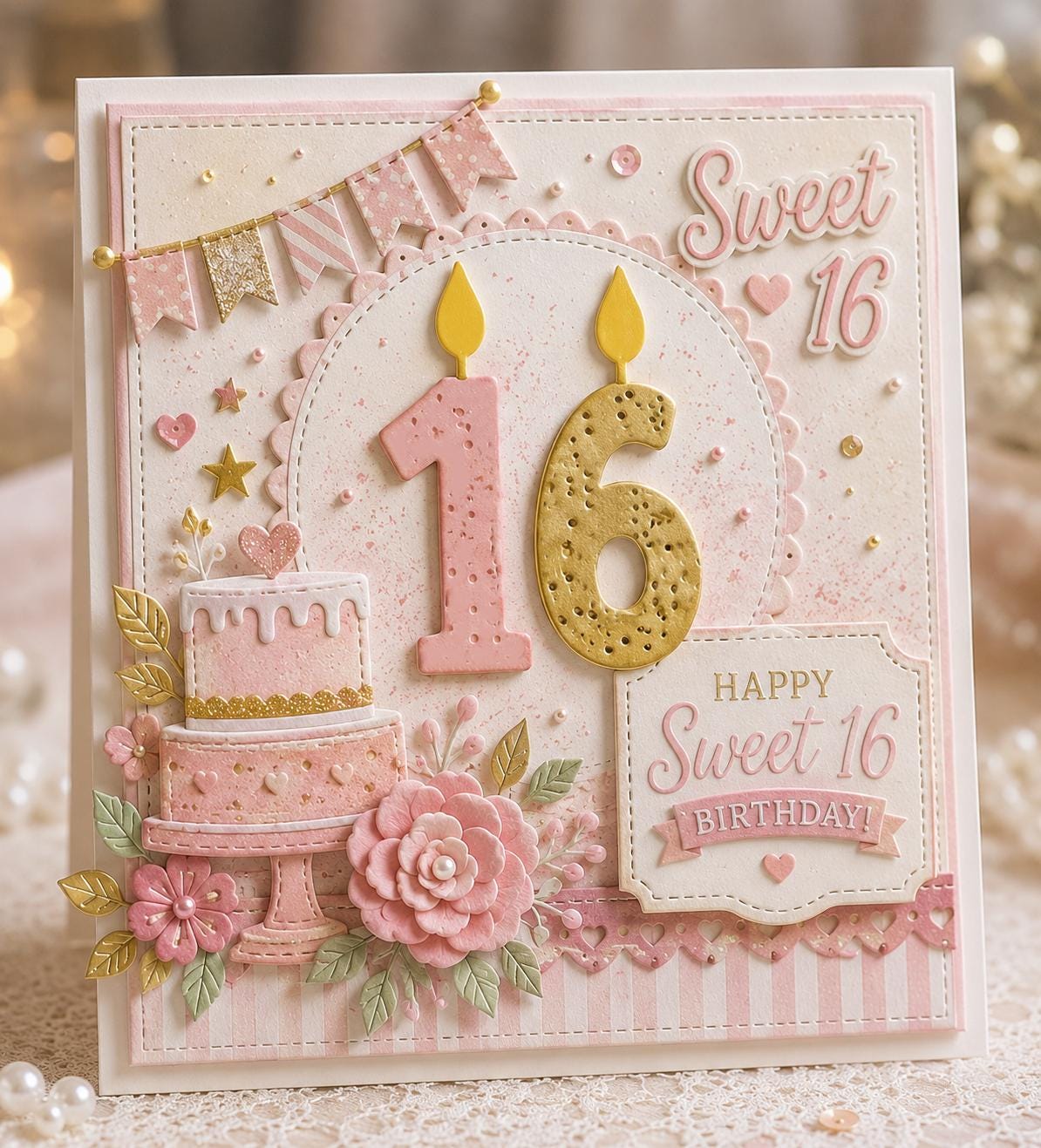 Birthday Number Candle Metal Cutting Dies for Cards and Party Crafts