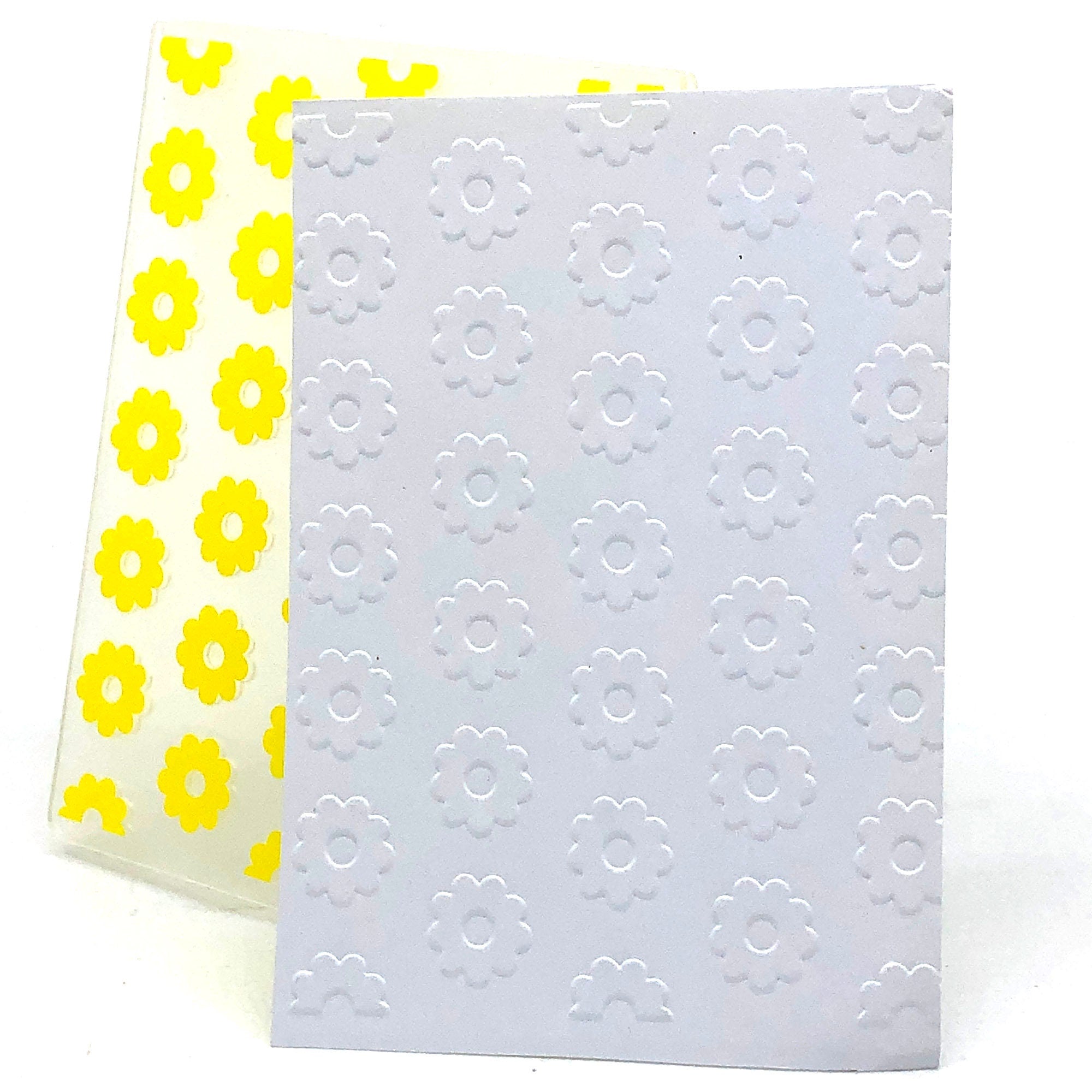 Sunflower Embossing Folder, DIY Craft Stencil (4x3 inch)