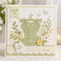 Corset Metal Cutting Die, Dress Form Stencil for Scrapbook Cards