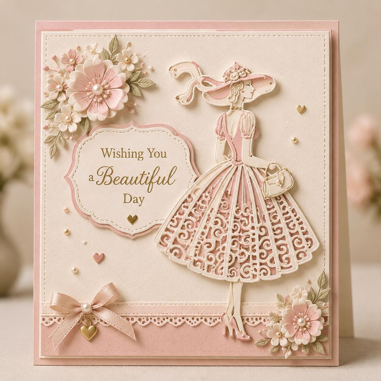 Graceful Lady Metal Die Cut | Scrapbooking Card Making
