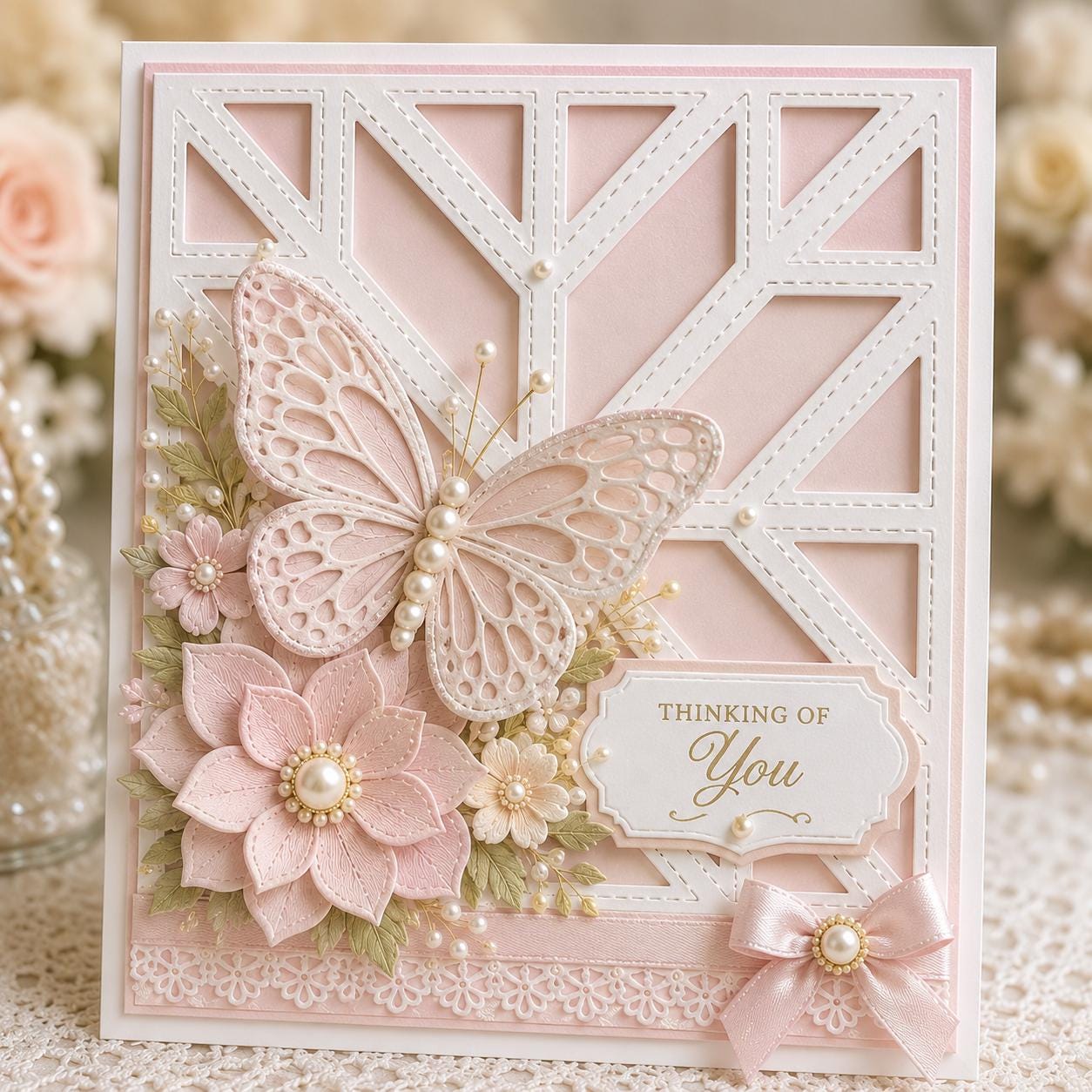 Geometric Starburst Stitched Metal Die Cut for Scrapbooking & Cardmaking | Square Frame Cover Plate