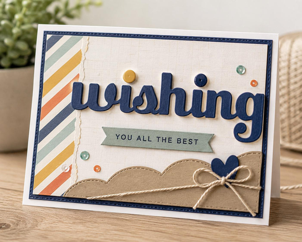 Wishing Shadow Metal Die Cut, DIY Scrapbooking Stencil