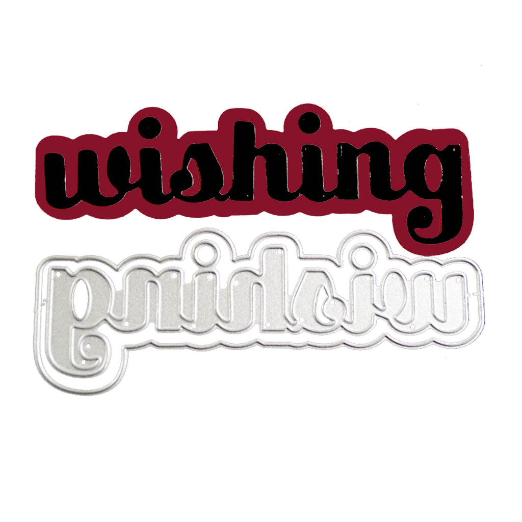Wishing Shadow Metal Die Cut, DIY Scrapbooking Stencil