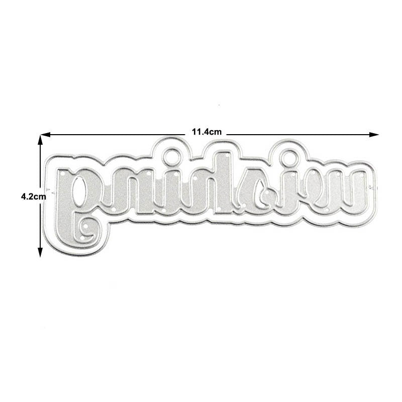 Wishing Shadow Metal Die Cut, DIY Scrapbooking Stencil
