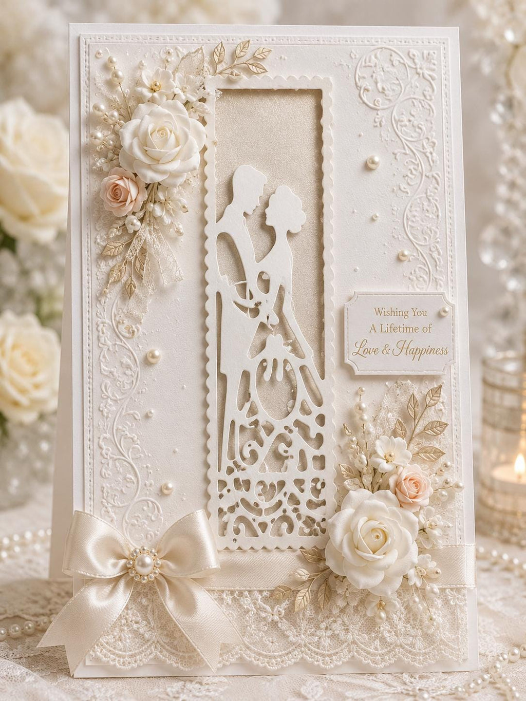 Wedding Couple Metal Die Cut | Scrapbooking Card Making
