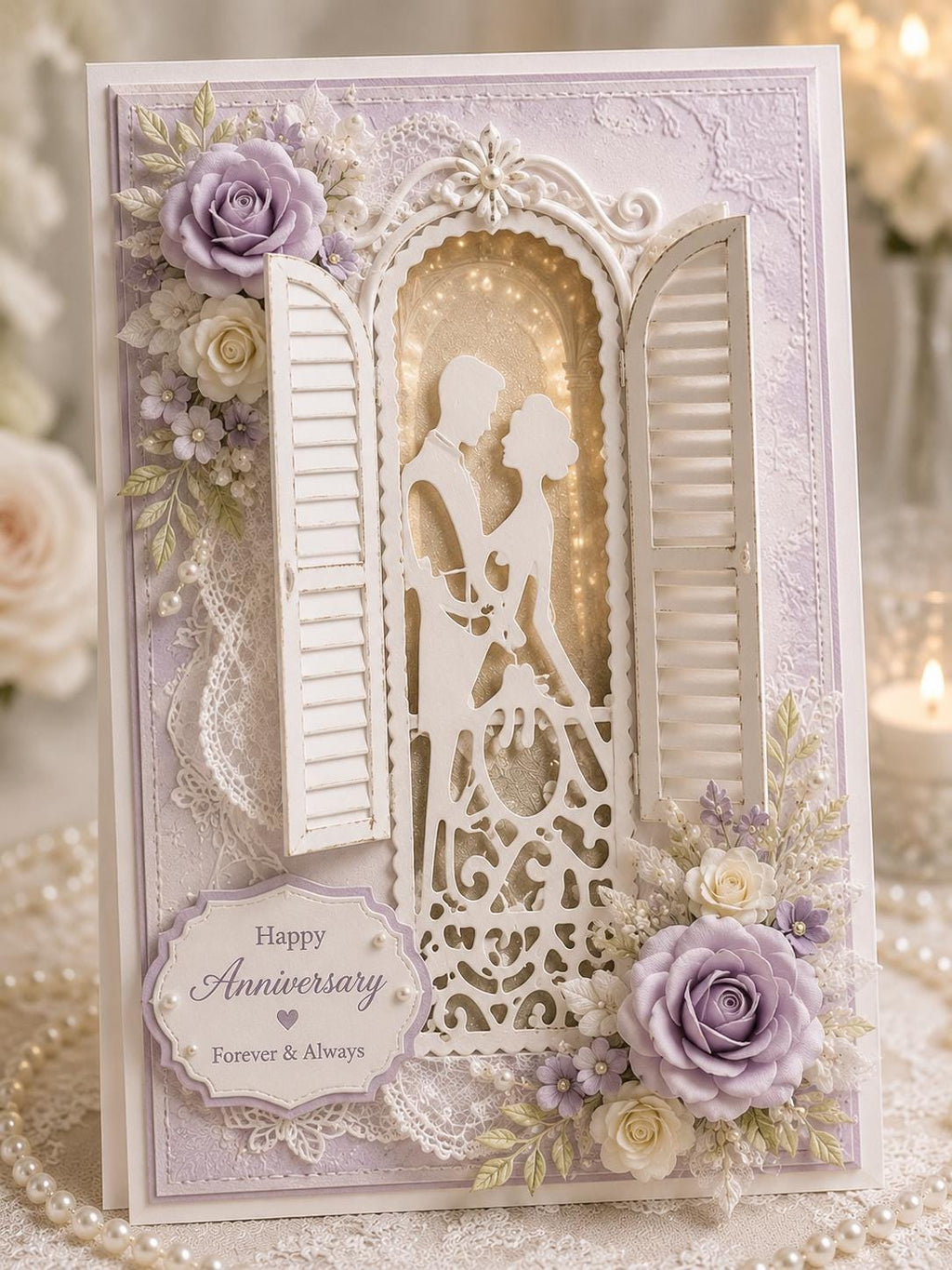 Wedding Couple Metal Die Cut | Scrapbooking Card Making
