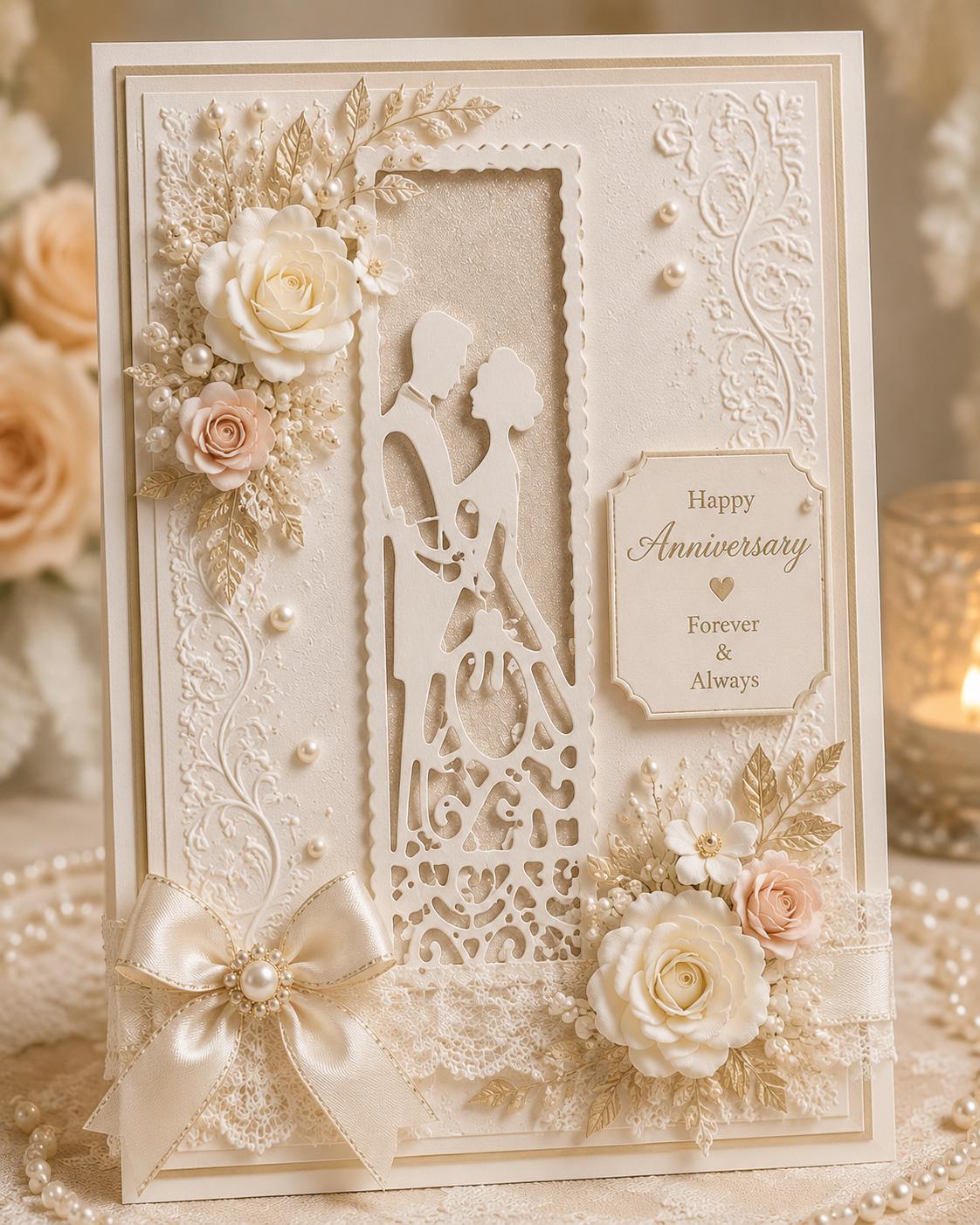 Wedding Couple Metal Die Cut | Scrapbooking Card Making