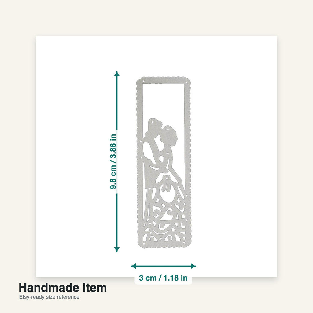 Wedding Couple Metal Die Cut | Scrapbooking Card Making