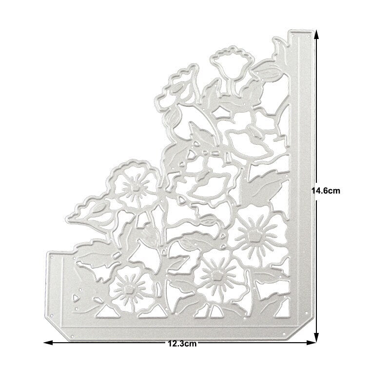 Flower Metal Die Cut for Scrapbooking, Card Making, Carbon Steel Template