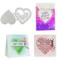 Heart Wreath Metal Cutting Die for Cards and Scrapbooks
