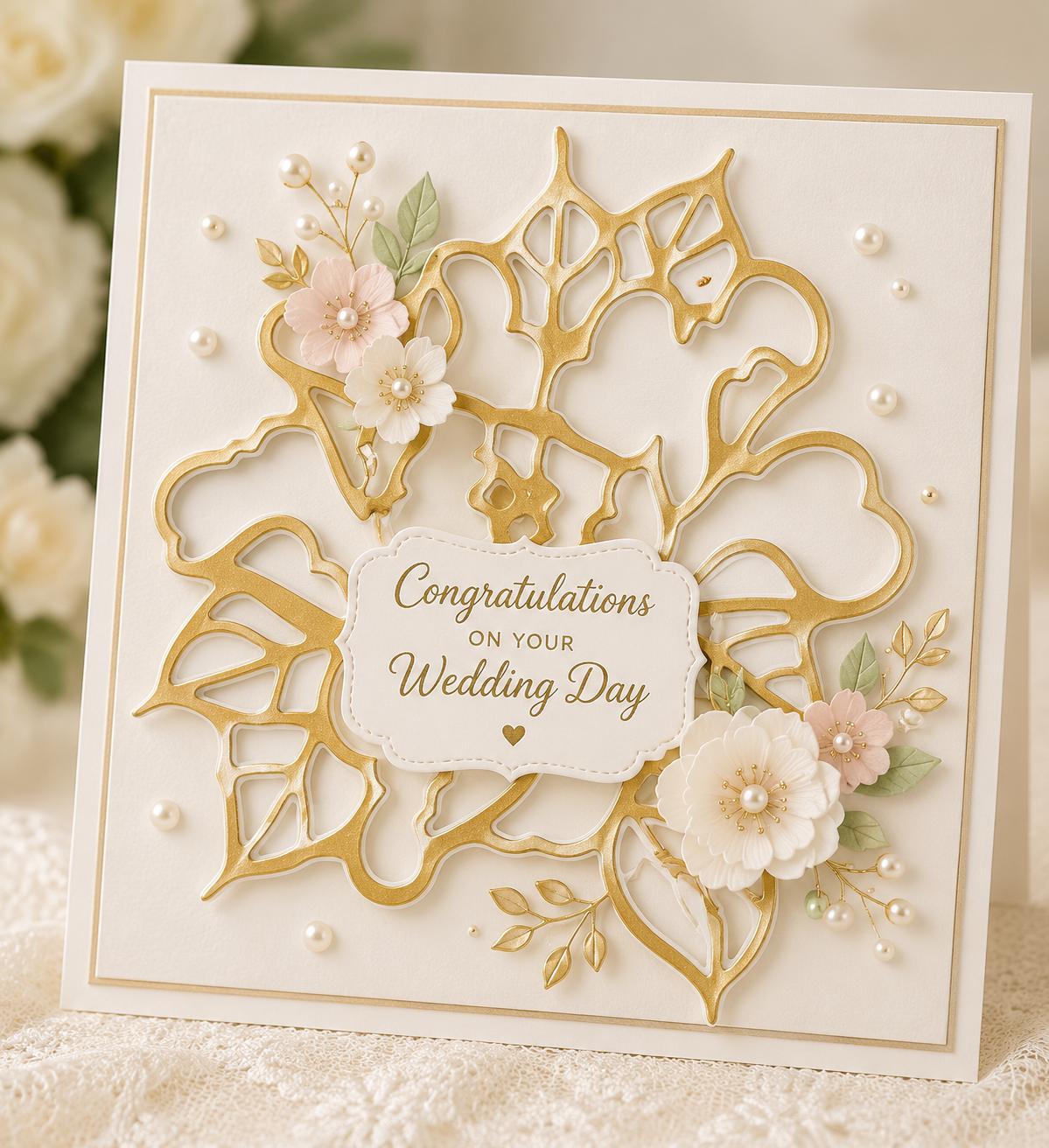 Flower Metal Cutting Die for Cards and Scrapbook Crafts