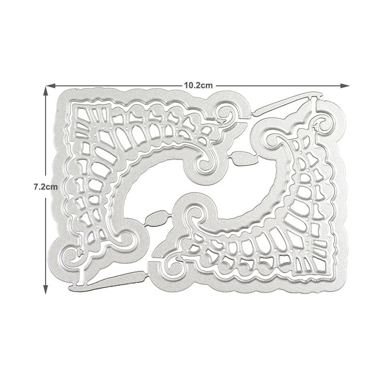 Hollow Corner Carbon Steel Die Cut for Scrapbooking