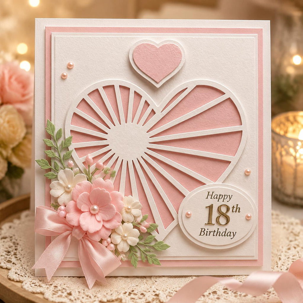 Heart Metal Die Cut, DIY Scrapbooking, Card Making