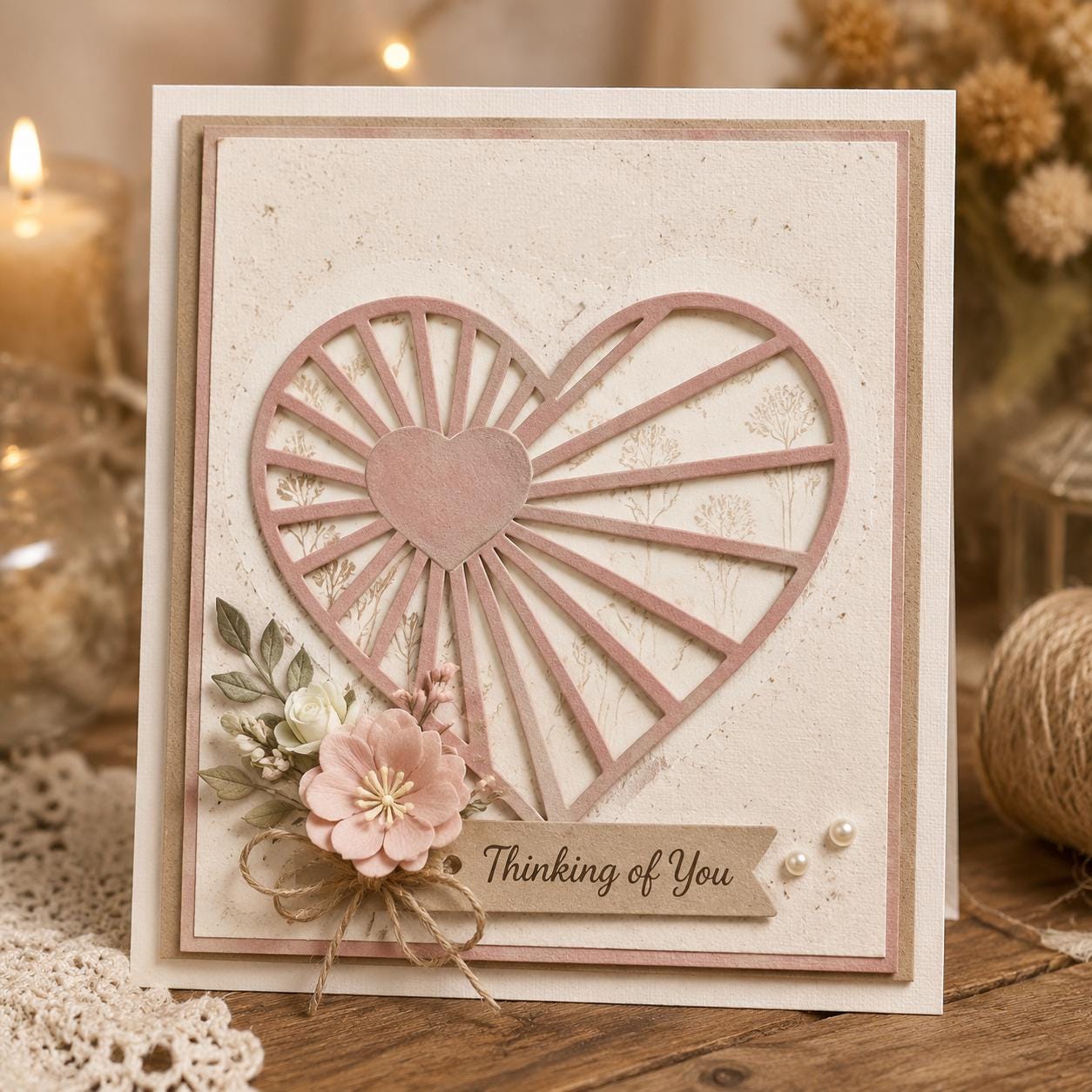 Heart Metal Die Cut, DIY Scrapbooking, Card Making