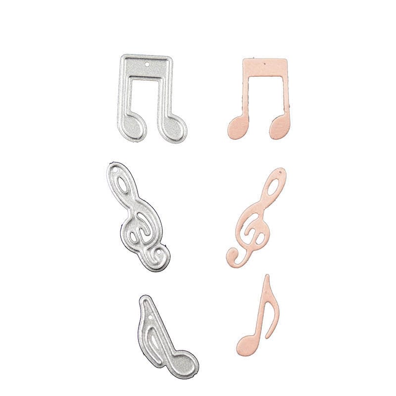 Music Note Metal Die Cut, DIY Scrapbooking, Card Making